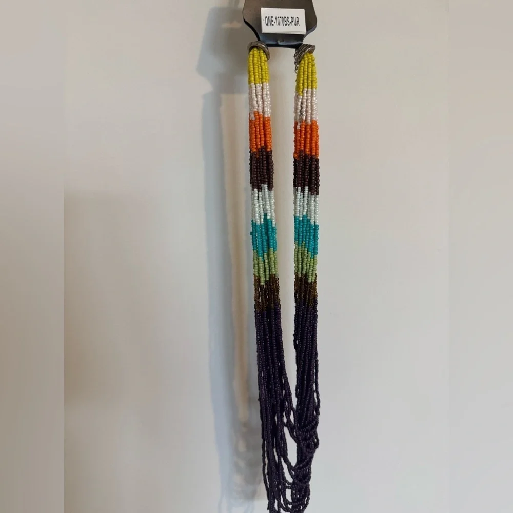 Fashion Jewelry Multicolor Beaded Necklace